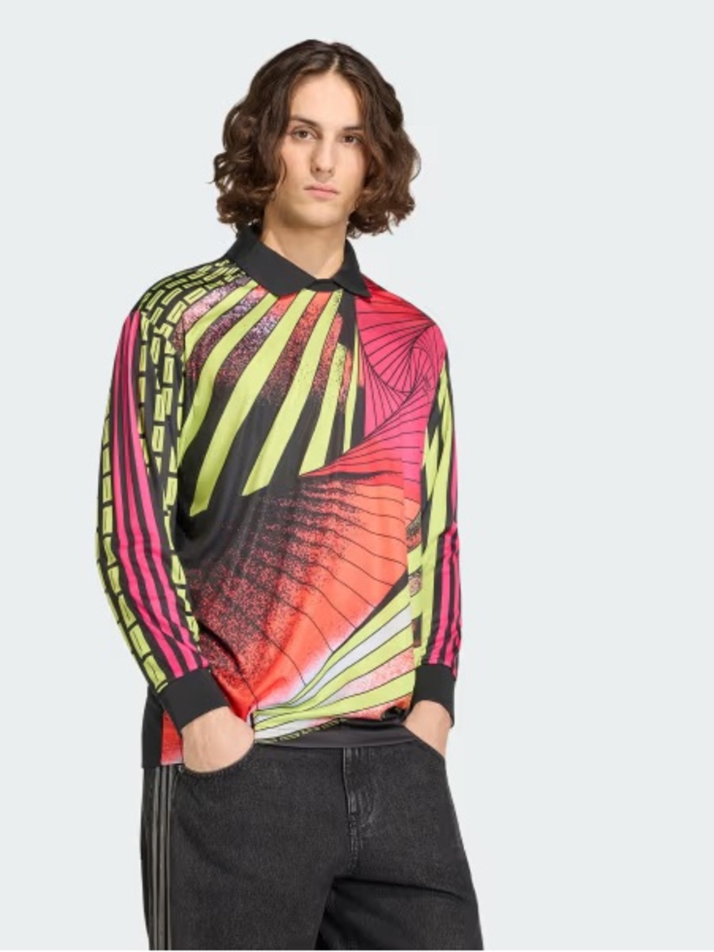 2 Adidas Men's Multicolor Goalie Jersey - New